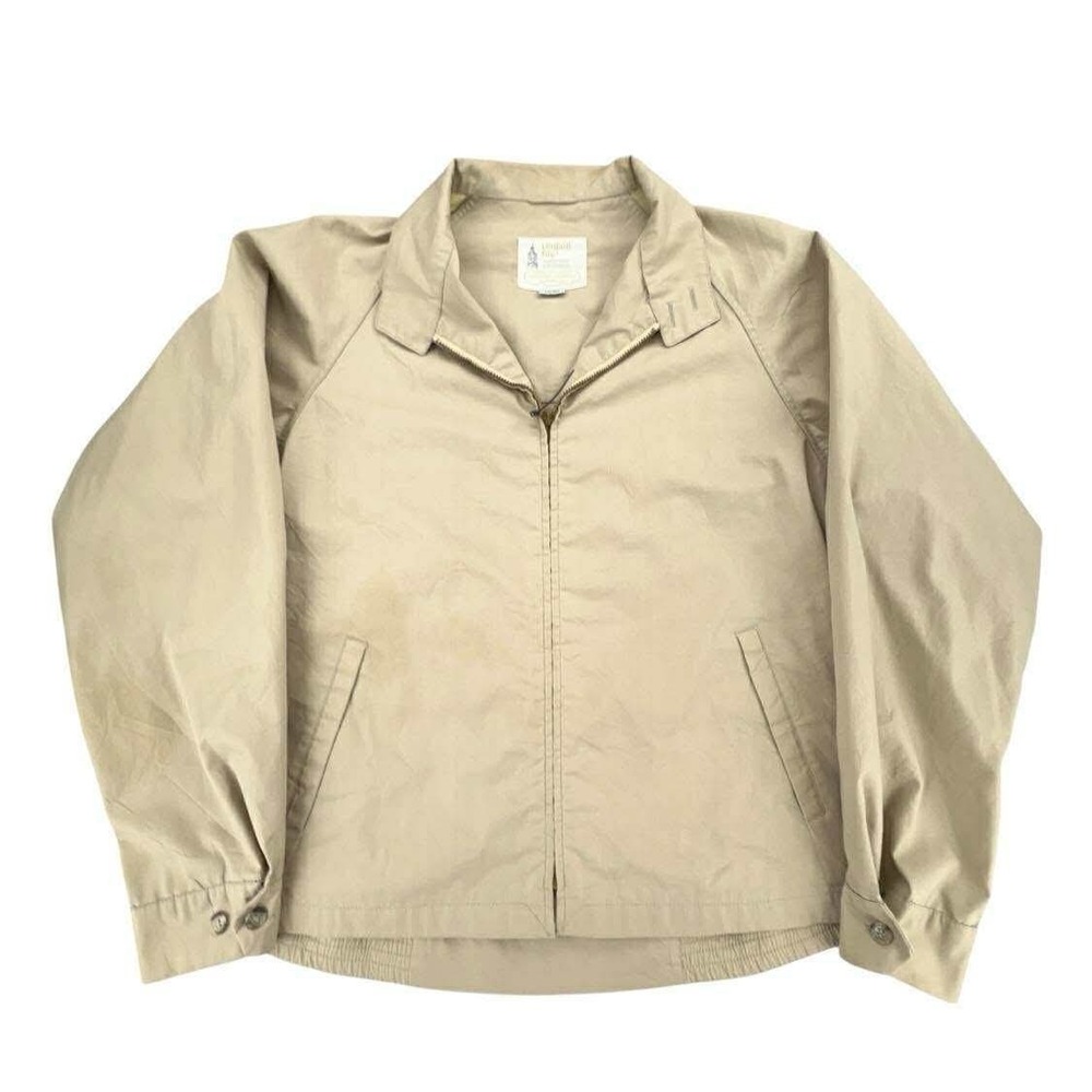 London Fog Mens Vintage Lined Lightweight Long Jacket Bomber Coat